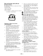 Preview for 15 page of Beko WM7120W Installation & Operating Instructions And Washing Guidance