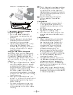 Preview for 16 page of Beko WM7120W Installation & Operating Instructions And Washing Guidance