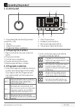 Preview for 21 page of Beko WM74145W User Manual