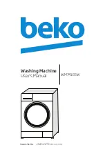 Preview for 1 page of Beko WM74165W User Manual