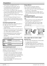 Preview for 18 page of Beko WM74165W User Manual