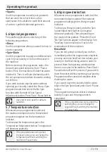 Preview for 23 page of Beko WM84145W User Manual