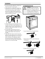 Preview for 11 page of Beko WM85135LW User Manual