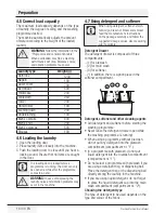 Preview for 16 page of Beko WM85135LW User Manual