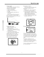 Предварительный просмотр 9 страницы Beko WMA 520 S Installation & Operating Instructions Manual