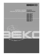 Beko WMA 620 S Installation & Operation Instructions preview