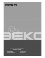 Предварительный просмотр 20 страницы Beko WMA 620 S Installation & Operation Instructions