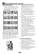 Preview for 12 page of Beko WMA 727 S Installation & Operating Instructions Manual