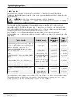 Предварительный просмотр 24 страницы Beko WMA 9148 LB1 User Manual