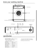 Preview for 3 page of Beko WMA510 Manual