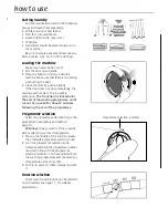 Preview for 7 page of Beko WMA510 Manual