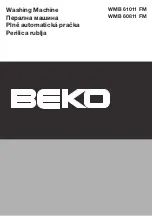 Beko WMB 60811 FM User Manual preview
