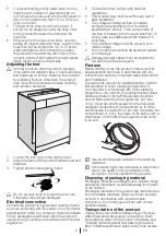 Предварительный просмотр 4 страницы Beko WMB 60831 User Manual