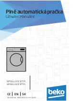 Beko WMB 61031CSPTM User Manual preview