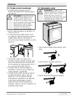 Предварительный просмотр 11 страницы Beko WMB 61032 PL PTM User Manual