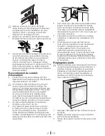 Предварительный просмотр 21 страницы Beko WMB 71231 PTM User Manual