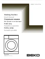 Beko WMB 71232 PTM User Manual предпросмотр