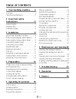 Preview for 3 page of Beko WMB 71442 S Installation & Operating Instructions And Washing Guidance