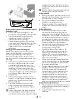 Preview for 16 page of Beko WMB 71442 S Installation & Operating Instructions And Washing Guidance