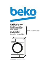 Предварительный просмотр 1 страницы Beko WMB 81242 PTLM User Manual