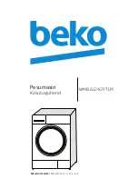 Предварительный просмотр 39 страницы Beko WMB 81242 PTLM User Manual