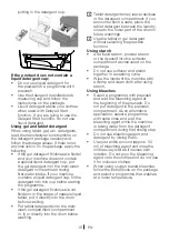 Preview for 16 page of Beko WMB61021S Installation & Operating Instructions And Washing Guidance