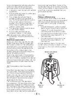 Preview for 11 page of Beko WMB61431B Installation & Operating Instructions And Washing Guidance