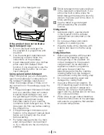 Preview for 16 page of Beko WMB71231B WMB71231S WMB71231W Installation & Operating Instructions Manual