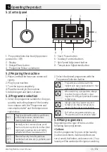 Preview for 21 page of Beko WMB91233LW User Manual