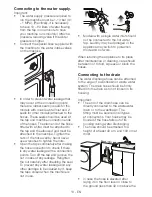 Preview for 10 page of Beko WMB91242L Installation & Operating Instructions And Washing Guidance