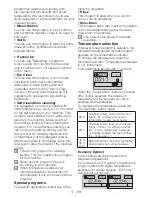 Preview for 17 page of Beko WMB91242L Installation & Operating Instructions And Washing Guidance