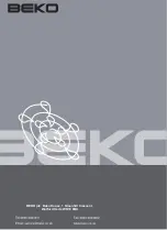 Preview for 40 page of Beko WMC126W Installation And Operating Instructions Manual