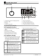 Предварительный просмотр 21 страницы Beko WMC1282W User Manual