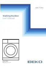 Beko WMC7120W User Manual preview