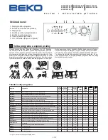 Preview for 5 page of Beko WMD 25060 R Manual