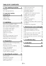 Preview for 3 page of Beko WMD 261 W Installation & Operating Instructions And Washing Guidance