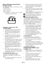 Preview for 15 page of Beko WMD 261 W Installation & Operating Instructions And Washing Guidance