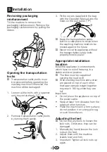 Preview for 9 page of Beko WME 8227 W Installation & Operating  Instructions And Washing Guidanse