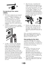 Preview for 10 page of Beko WME 8227 W Installation & Operating  Instructions And Washing Guidanse