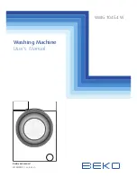 Beko WMG 10454 W User Manual preview