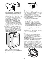 Предварительный просмотр 4 страницы Beko WMI 71241 Important Safety Instructions Manual