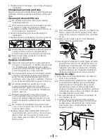 Предварительный просмотр 58 страницы Beko WMI 71241 Important Safety Instructions Manual