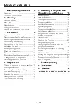 Preview for 3 page of Beko WMI 71641 Installation & Operating Instructions And Washing Guidance