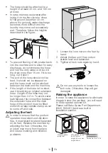 Preview for 10 page of Beko WMI 71641 Installation & Operating Instructions And Washing Guidance