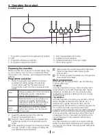 Предварительный просмотр 8 страницы Beko WML 50821 User Manual