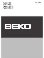 Предварительный просмотр 52 страницы Beko WML 50821 User Manual