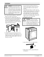 Предварительный просмотр 11 страницы Beko WMP632 B User Manual