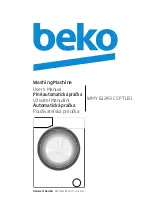 Предварительный просмотр 1 страницы Beko WMY 61243 CS PTLB1 User Manual