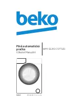 Предварительный просмотр 31 страницы Beko WMY 61243 CS PTLB1 User Manual