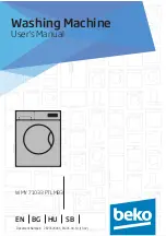 Beko WMY 71033 PTLMB3 User Manual preview